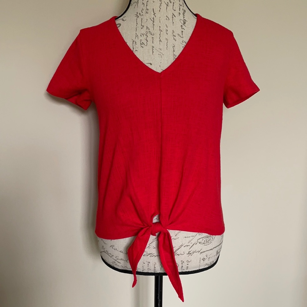 J.Crew Tie Front Top